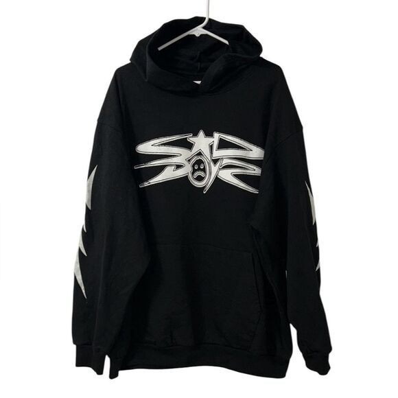 Sad Boyz Black and White Men’s Black Hoodie(Size XXL) - Picture 2 of 8